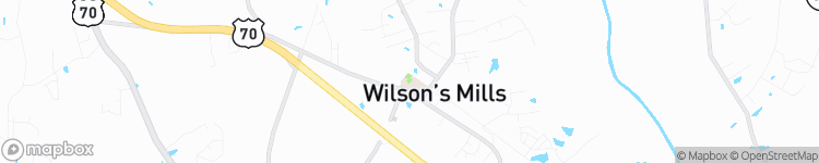 Wilsons Mills - map
