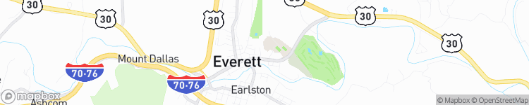 Everett - map