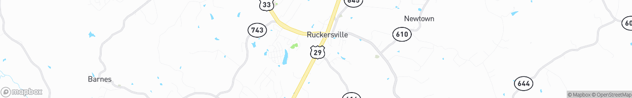The 29 Truck Stop - map