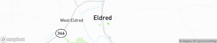 Eldred - map