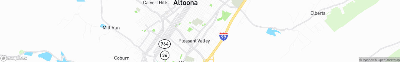 1218 Pleasant Valley Blvd - map