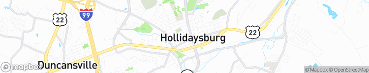 Hollidaysburg - map