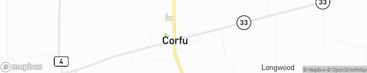 Corfu - map