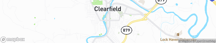 Clearfield - map