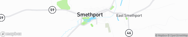Smethport - map