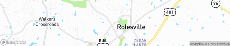 Rolesville - map