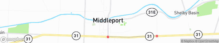 Middleport - map