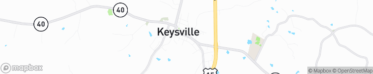 Keysville - map