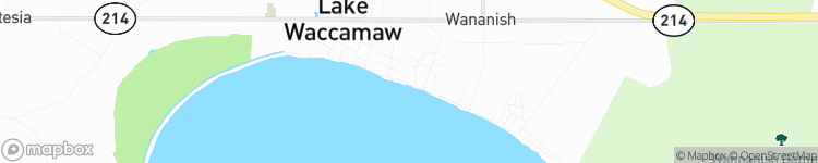 Lake Waccamaw - map