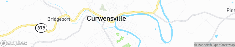 Curwensville - map