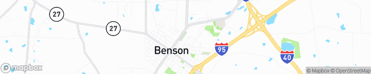 Benson - map