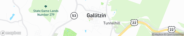 Gallitzin - map