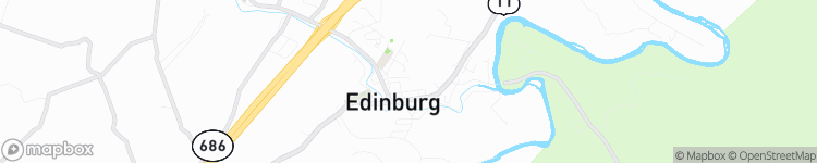Edinburg - map