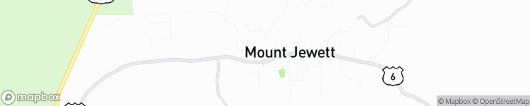 Mount Jewett - map