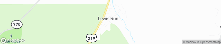 Lewis Run - map