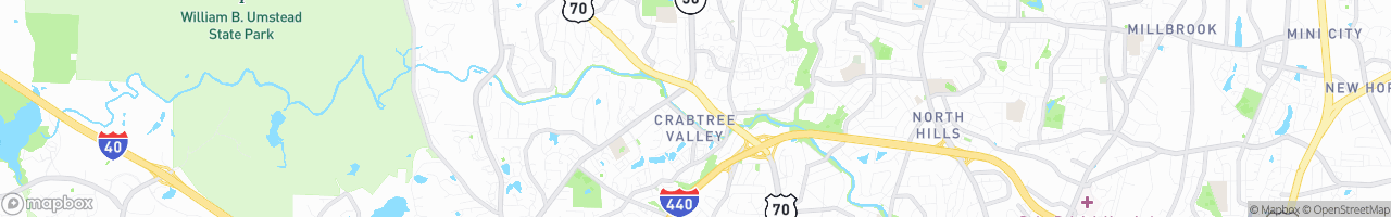 Crabtree Valley Mall - map