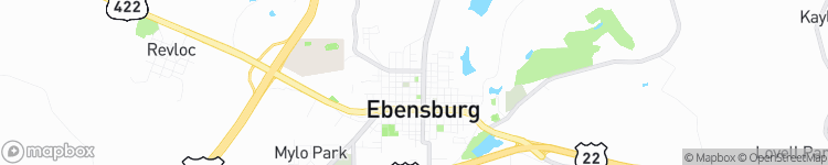 Ebensburg - map