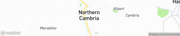 Northern Cambria - map