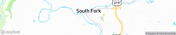 South Fork - map