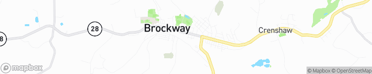 Brockway - map