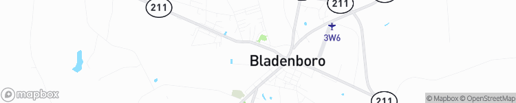 Bladenboro - map