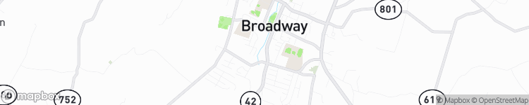 Broadway - map