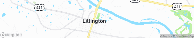 Lillington - map