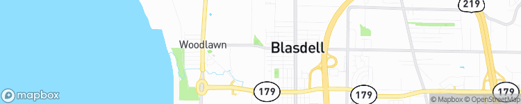 Blasdell - map