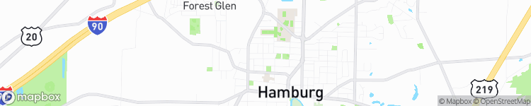 Hamburg - map