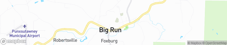 Big Run - map