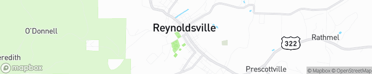 Reynoldsville - map