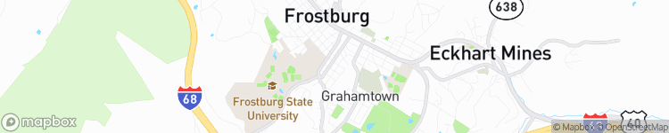 Frostburg - map