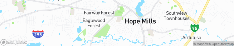 Hope Mills - map