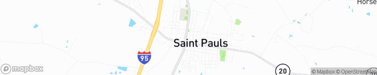 Saint Pauls - map