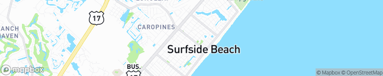 Surfside Beach - map