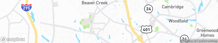 Fayetteville - map
