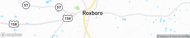 Roxboro - map