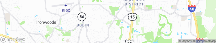 Chapel Hill - map