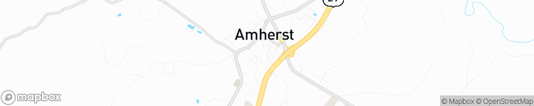 Amherst - map