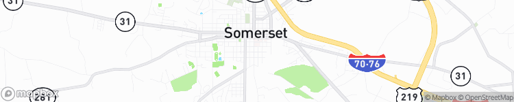 Somerset - map