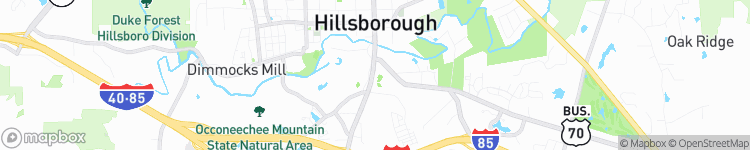 Hillsborough - map