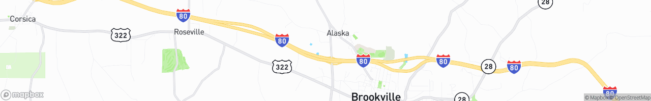 TA Brookville - map