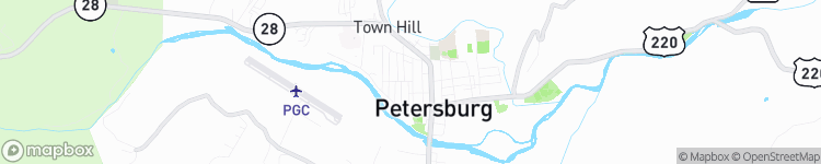 Petersburg - map