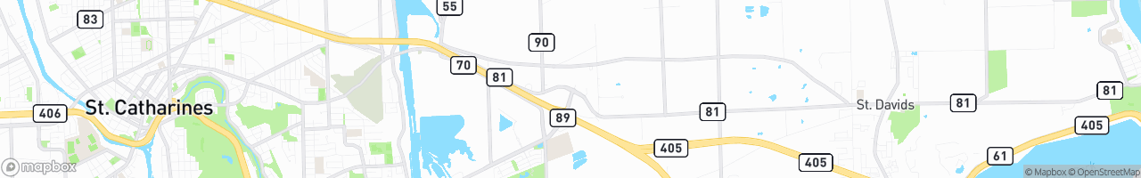 Niagara Truck Stop - map