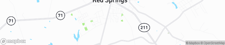Red Springs - map