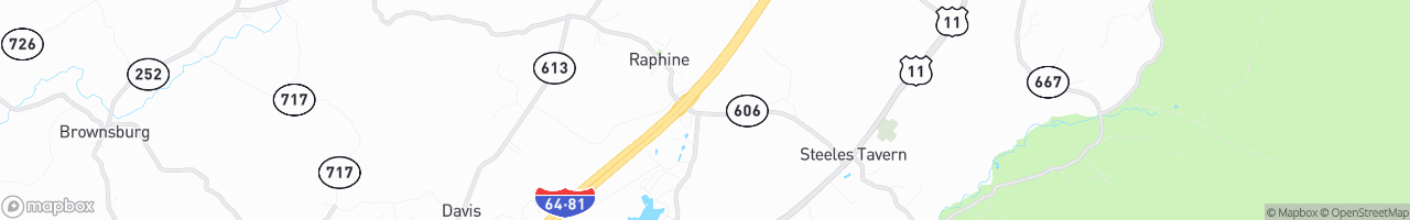 Raphine Fuel City - map
