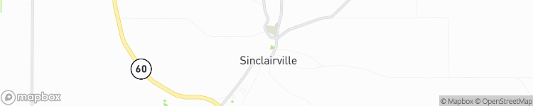Sinclairville - map