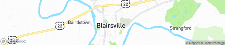Blairsville - map