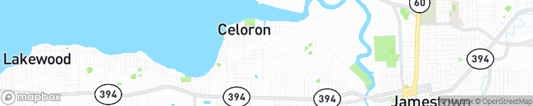 Celoron - map
