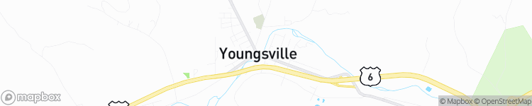 Youngsville - map